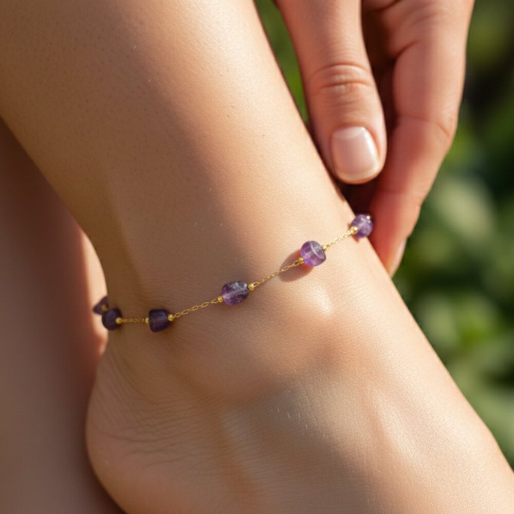 Elegant Handmade Anklet – Perfect for Women & Girls | Ideal Gift Option, DYC1613